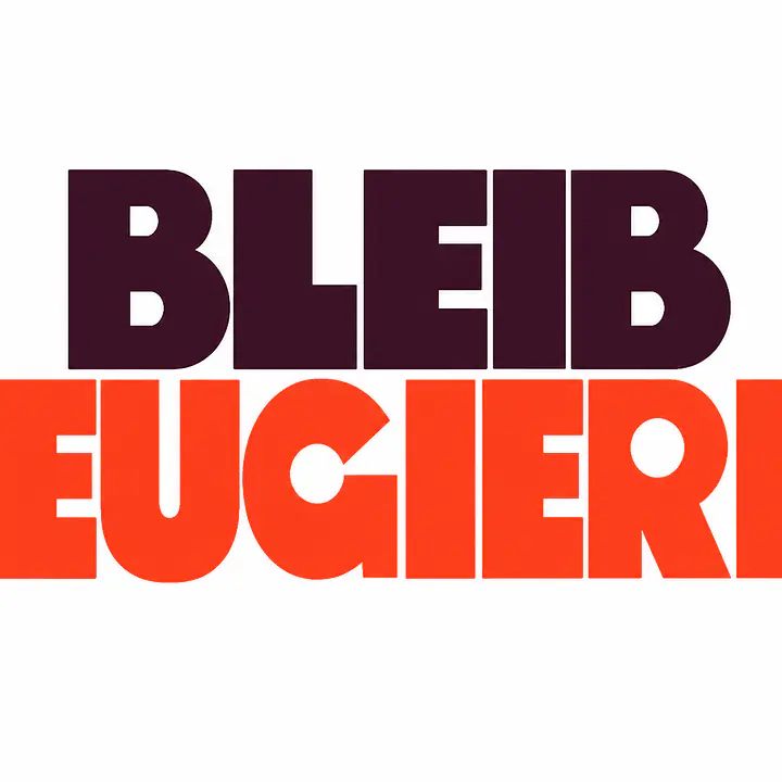 BLEIB NEUGIERIG Wandtattoo primary image