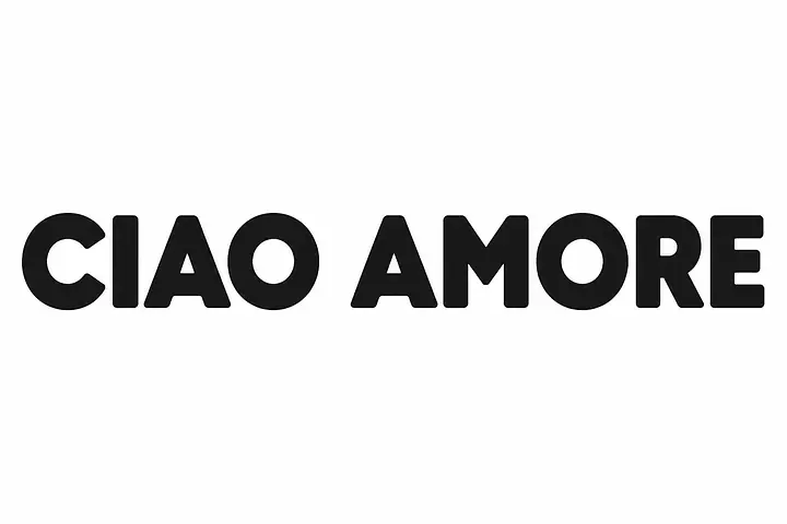 CIAO AMORE Wandtattoo