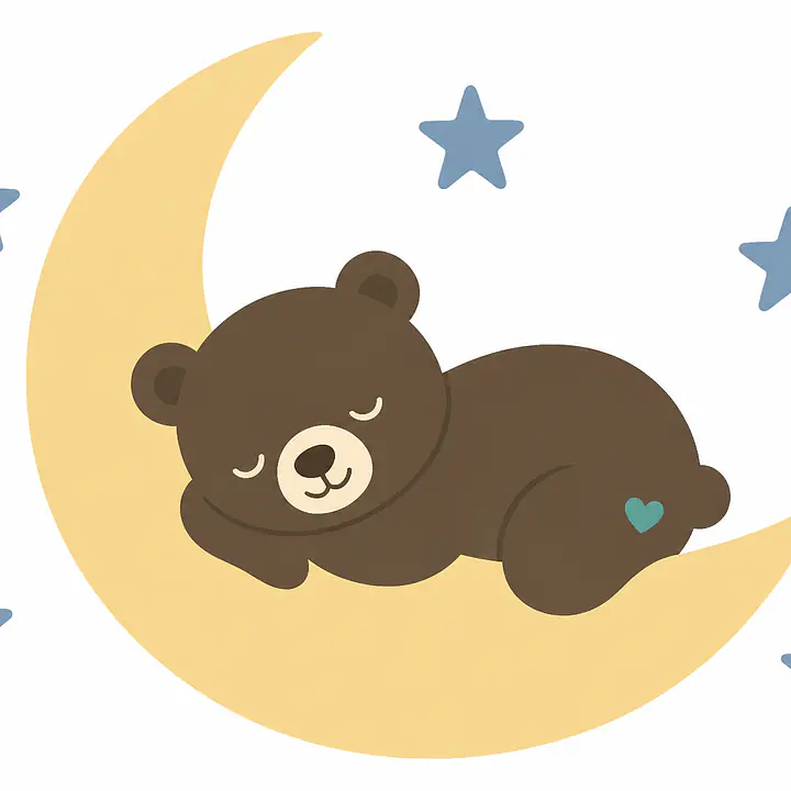 Moon Bear Wandtattoo primary image