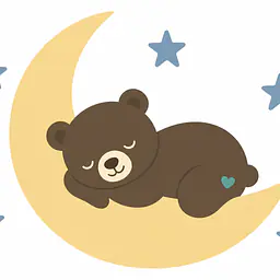 Moon Bear Wall Decal