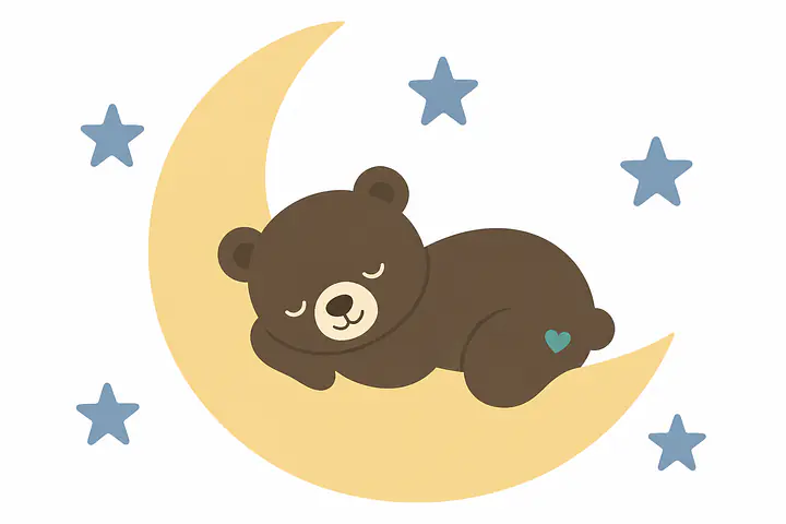 Moon Bear Wall Decal