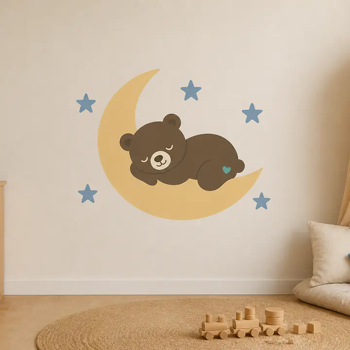 Moon Bear Wandtattoo secondary image