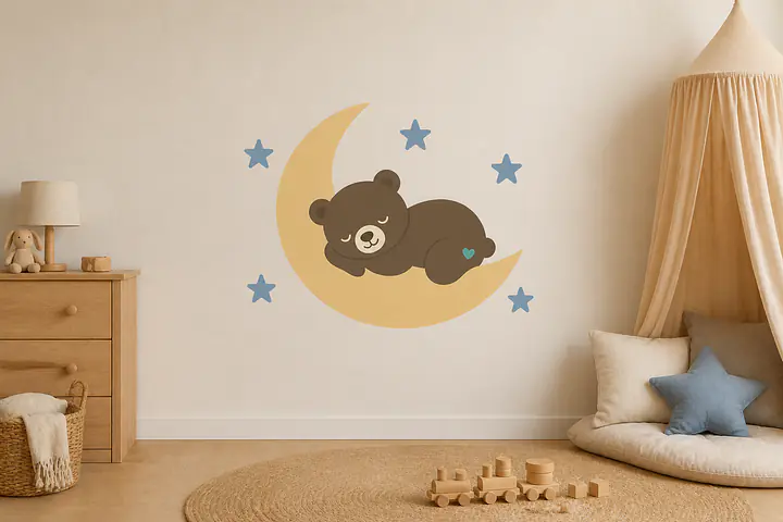 Moon Bear Wall Decal