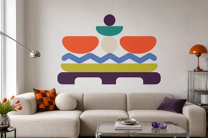Electric Stack Wandtattoo