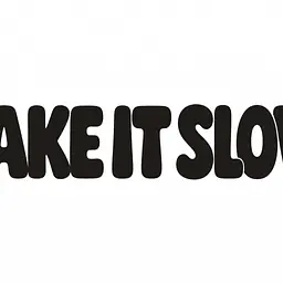 TAKE IT SLOW Wandtattoo