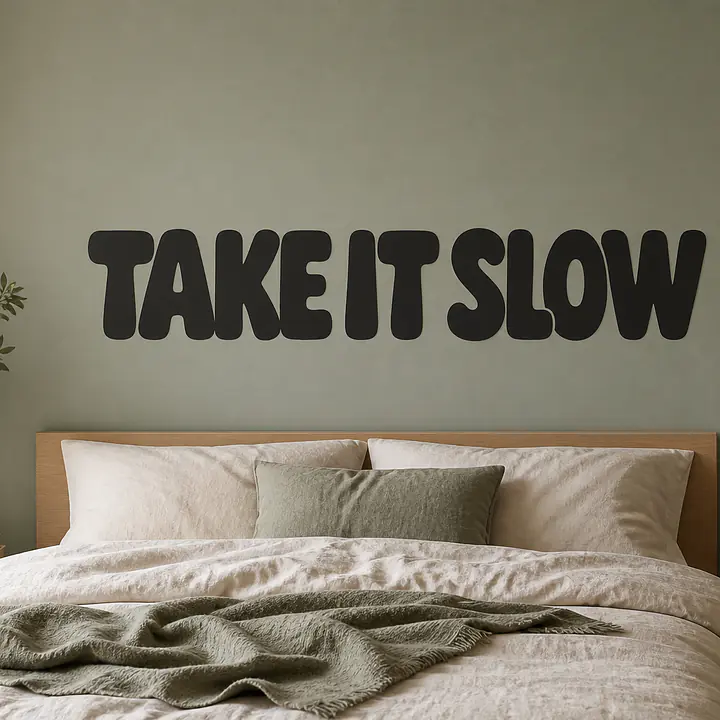 TAKE IT SLOW Wandtattoo secondary image