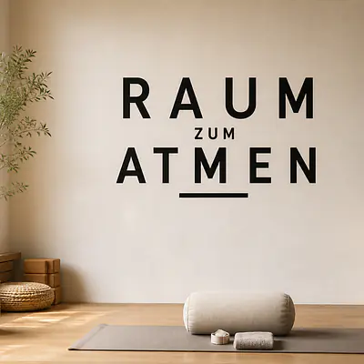 RAUM ZUM ATMEN Wandtattoo secondary image