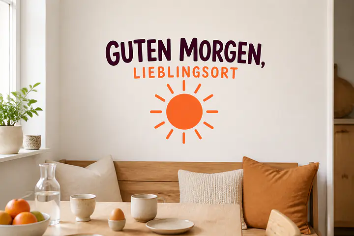 GOOD MORNING, FAVORITE SPOT Wall Decal