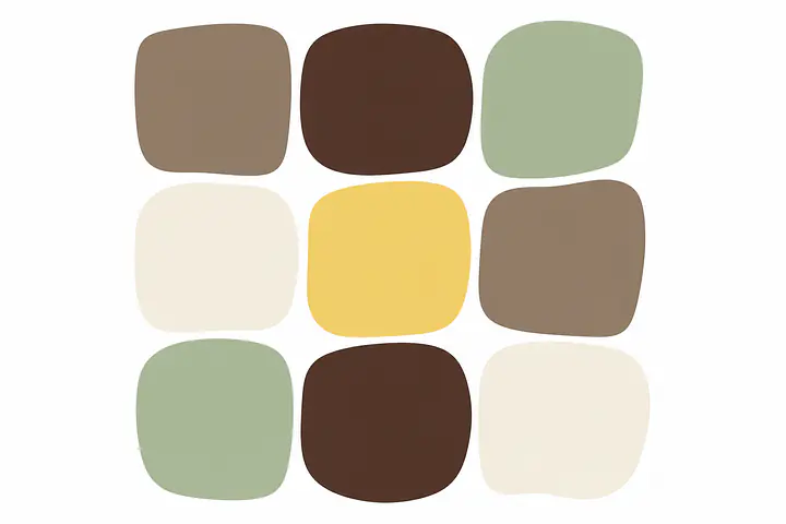 Soft Grid – organisches Raster Wandtattoo