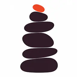 Pebble Totem Wandtattoo