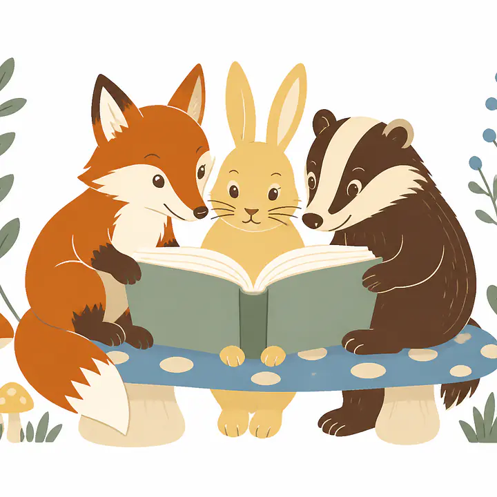Forest Book Club Wandtattoo primary image