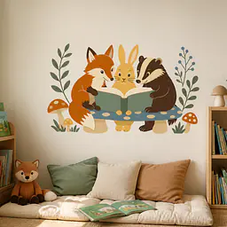 Forest Book Club Wall Decal