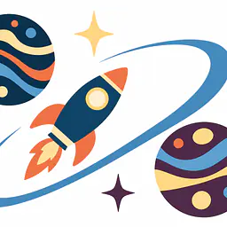 Cosmic Postcard Wall Decal