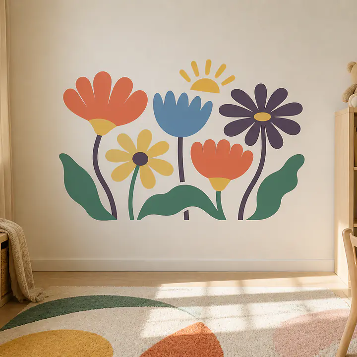 Giant Flower Garden Wandtattoo secondary image