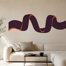 Ribbon Fold Wandtattoo