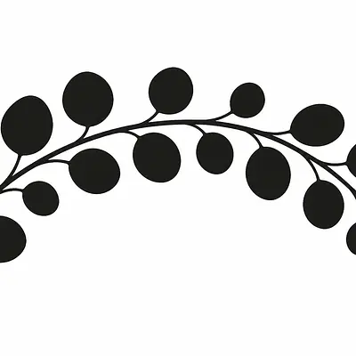 Eucalyptus Arc Wandtattoo primary image
