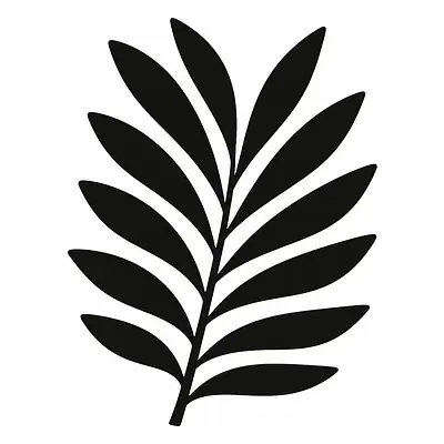 Sculpted Palm Wandtattoo primary image