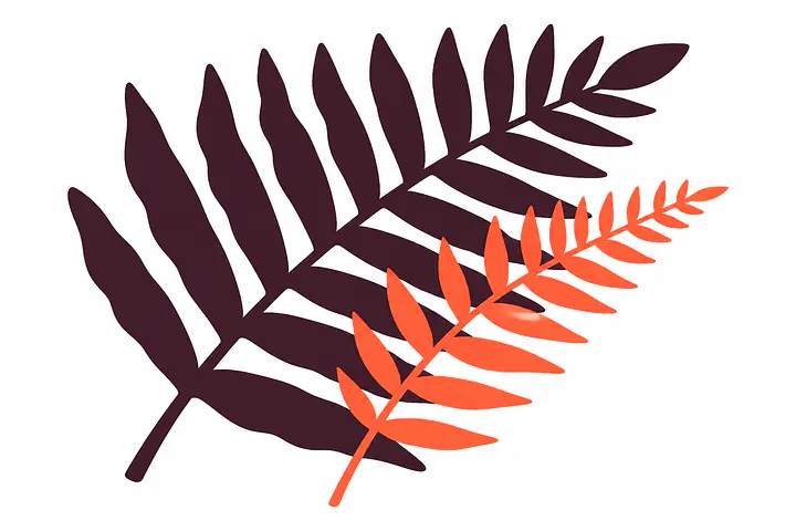 Fern Shadow – Wandtattoo