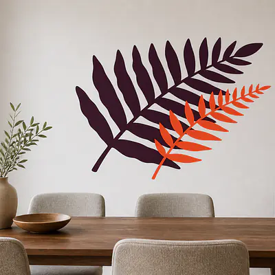 Fern Shadow – Wandtattoo secondary image
