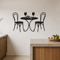 Table for Two Wandtattoo