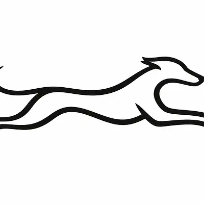 Swift Line – springender Windhund Wandtattoo primary image