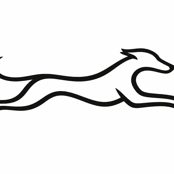 Swift Line – springender Windhund Wandtattoo primary image