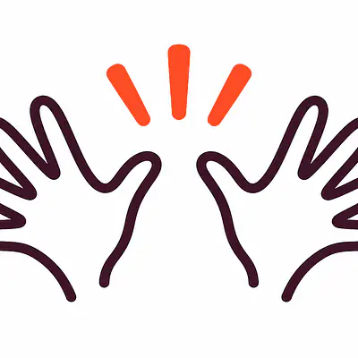 Jazz Hands Wandtattoo primary image