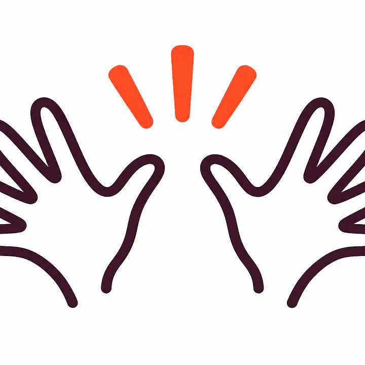 Jazz Hands Wandtattoo primary image