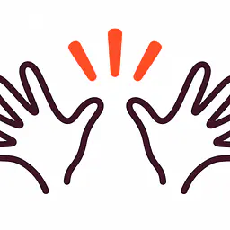 Jazz Hands Wandtattoo