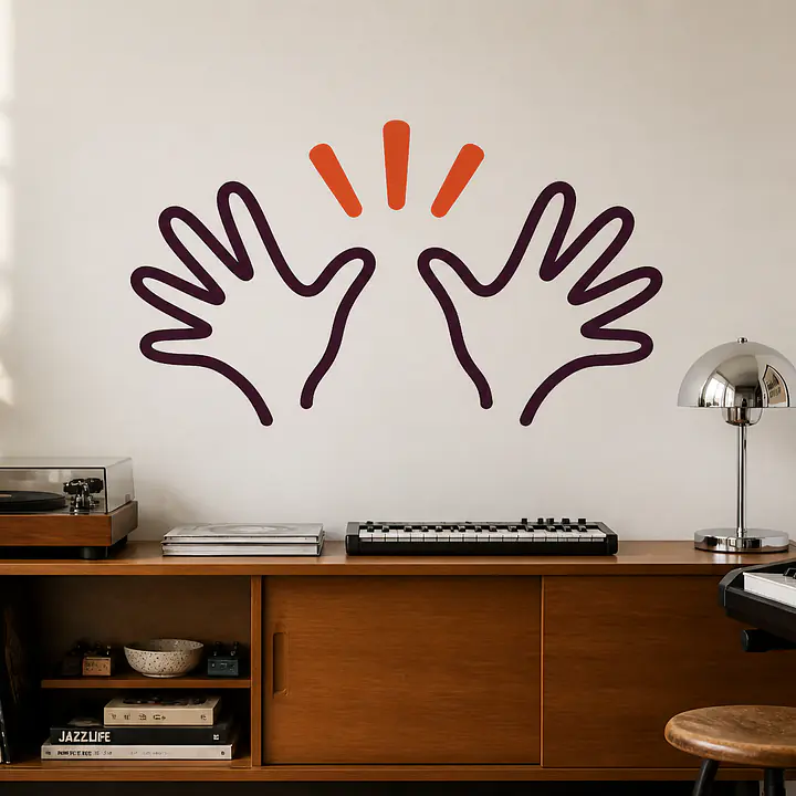 Jazz Hands Wandtattoo secondary image