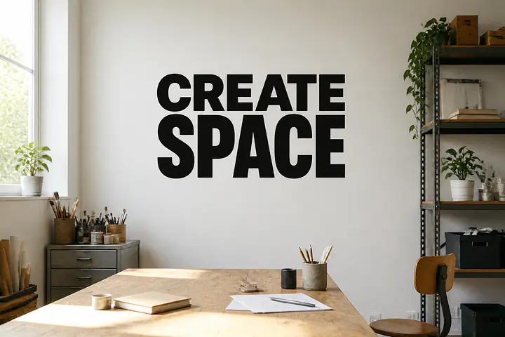 CREATE SPACE Wall Decal