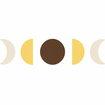 Paper Moons Wandtattoo primary image