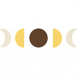 Paper Moons Wandtattoo