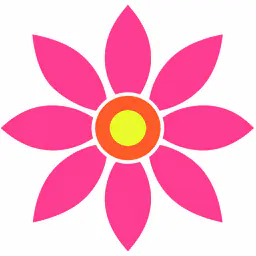 Electric Bloom Wandtattoo