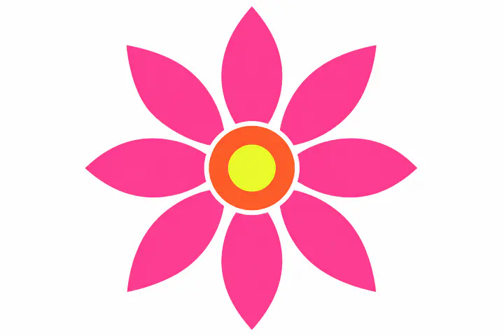 Electric Bloom Wandtattoo