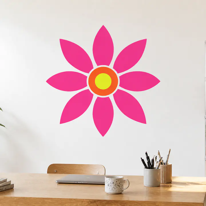 Electric Bloom Wandtattoo secondary image