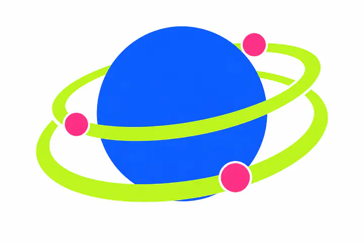 Acid Orbit Wandtattoo
