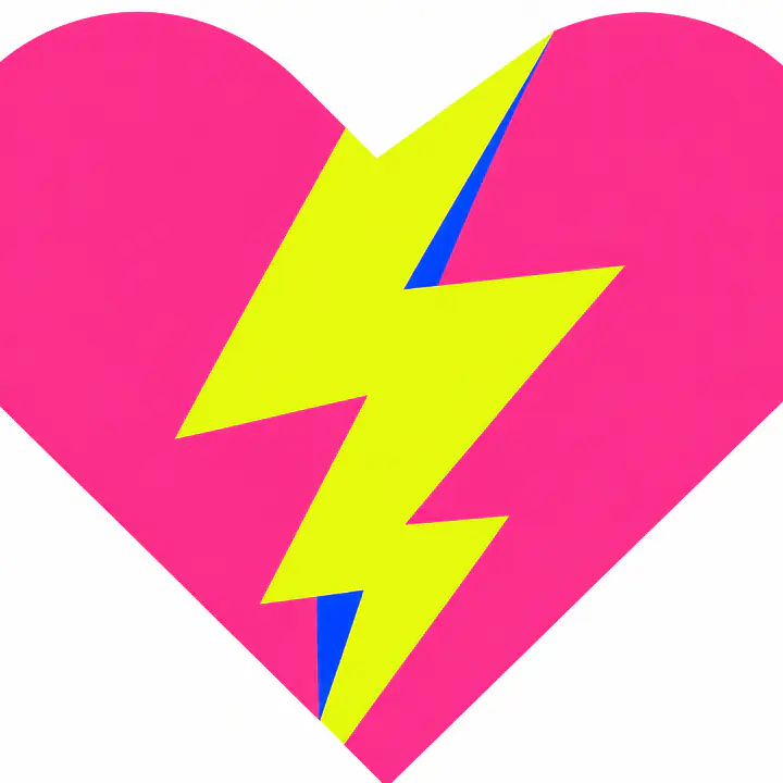 Voltage Heart Wandtattoo primary image