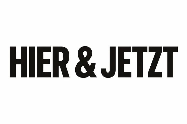 HIER & JETZT Wandtattoo