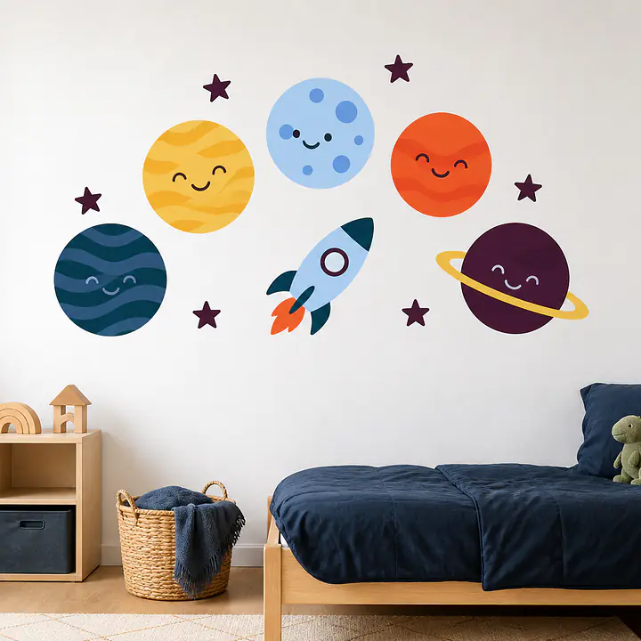 Pocket Planets Wandtattoo secondary image