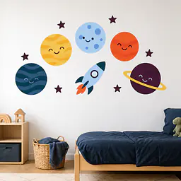 Pocket Planets Wandtattoo