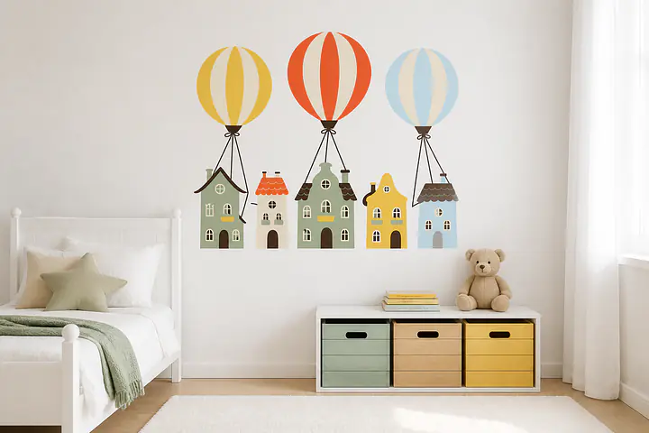Balloon Town Wandtattoo