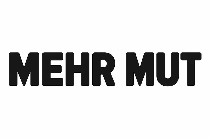 MEHR MUT Wall Decal