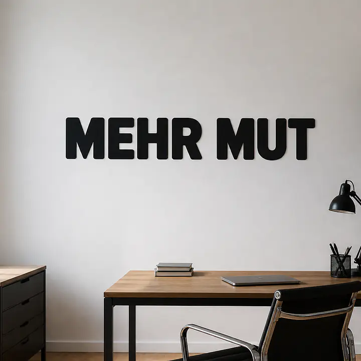 MEHR MUT Wandtattoo secondary image
