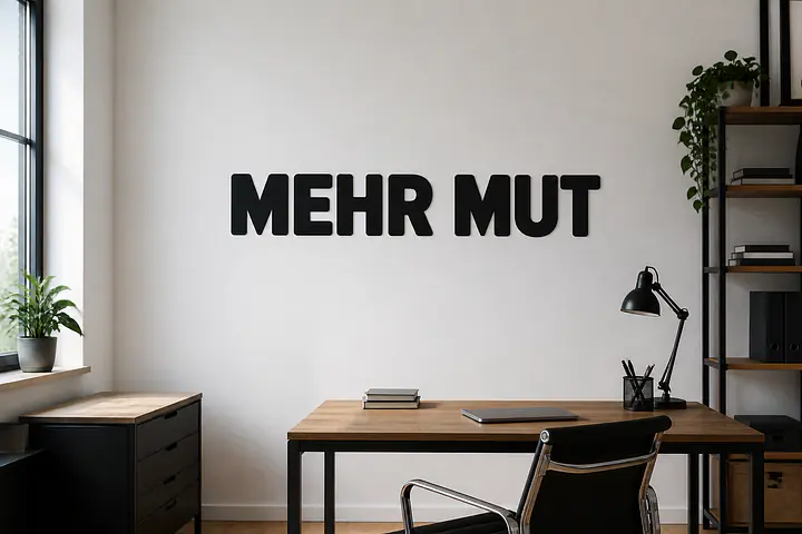 MEHR MUT Wall Decal