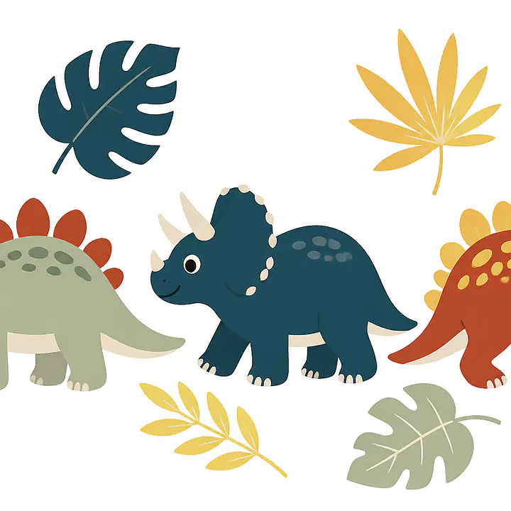 Dino Parade Wandtattoo primary image