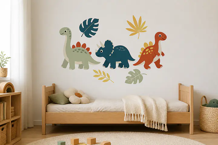 Dino Parade Wandtattoo