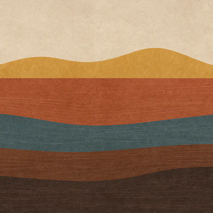 Mineral Horizon – geschichtete Landschaftsabstraktion im Querformat primary image
