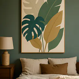 Muted Tropics – ruhige Tropenblätter im Botanical-Stil
