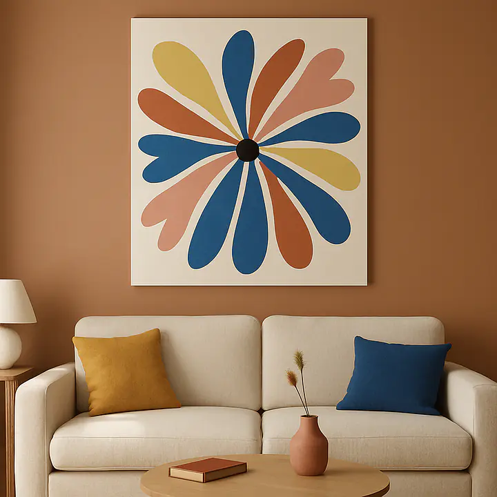 Petal Wheel – grafische Blütenrotation im Quadrat secondary image